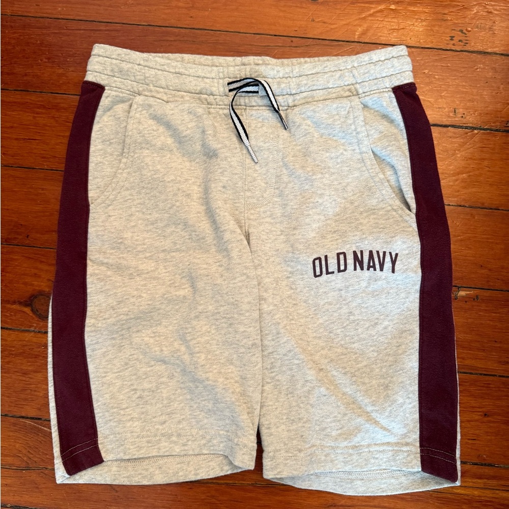 Old Navy Athletic Shorts in Gray and Maroon